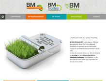 Tablet Screenshot of bmenvironnement.com